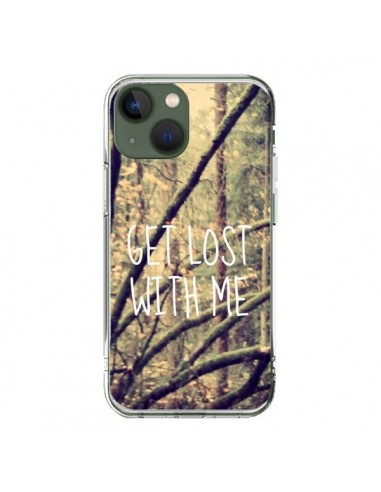Coque iPhone 13 Get lost with me foret - Tara Yarte