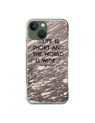 Coque iPhone 13 Life is short Foret - Tara Yarte