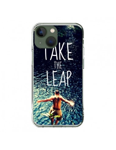 Coque iPhone 13 Take the leap Saut - Tara Yarte