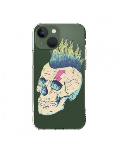 iPhone 13 Case Skull Punk Clear - Victor Vercesi