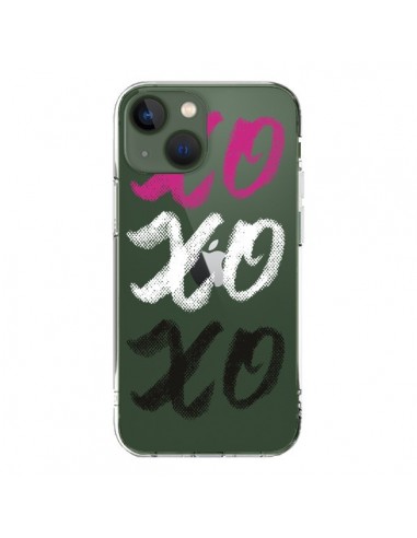 Cover iPhone 13 XoXo Rosa Bianco Nero Trasparente - Yohan B.