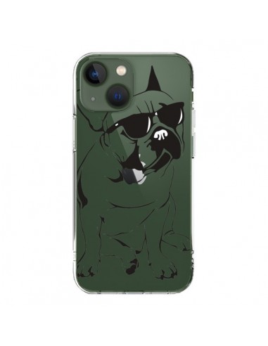 Coque iPhone 13 Chien Bulldog Dog Transparente - Yohan B.