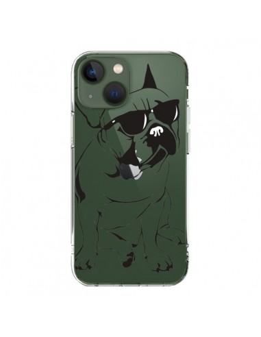 Cover iPhone 13 Bulldog Cane Trasparente - Yohan B.