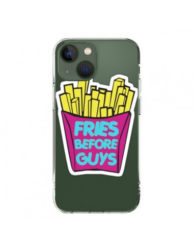 Coque iPhone 13 Fries Before Guys Transparente - Yohan B.