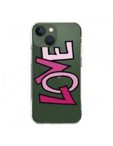 Coque iPhone 13 Love Amour Transparente - Yohan B.