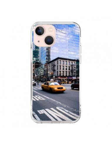 Coque iPhone 13 Mini New York Taxi - Anaëlle François