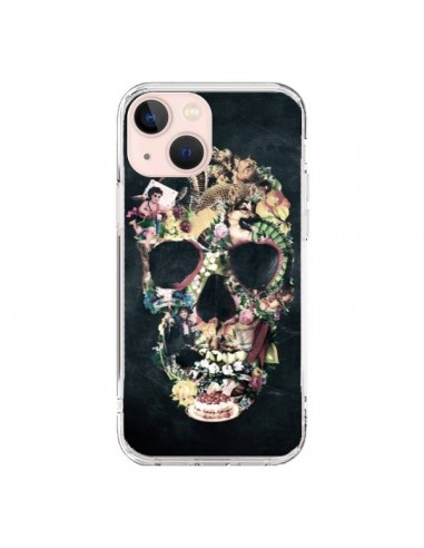 Coque iPhone 13 Mini Skull Vintage Tête de Mort - Ali Gulec