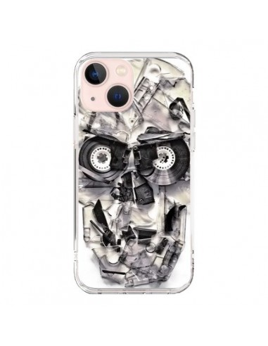 Coque iPhone 13 Mini Tape Skull K7 Tête de Mort - Ali Gulec