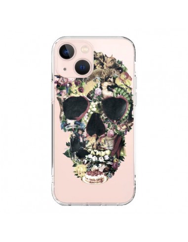 Coque iPhone 13 Mini Skull Vintage Tête de Mort Transparente - Ali Gulec