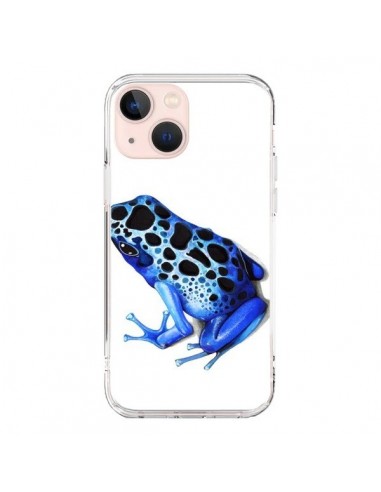 Coque iPhone 13 Mini Grenouille Bleue - Annya Kai