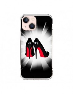 Coque iPhone 13 Mini Chaussures Semelles Rouges Red Soles...