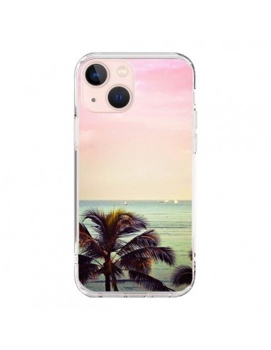 Coque iPhone 13 Mini Sunset Palmier Palmtree - Asano Yamazaki