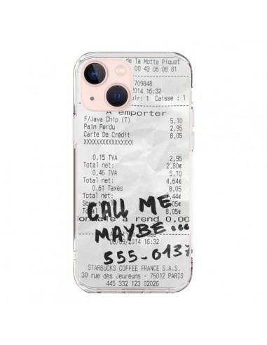 Coque iPhone 13 Mini Call me maybe - Benoit Bargeton