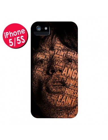 Coque Mick Jagger pour iPhone 5 et 5S - Maximilian San