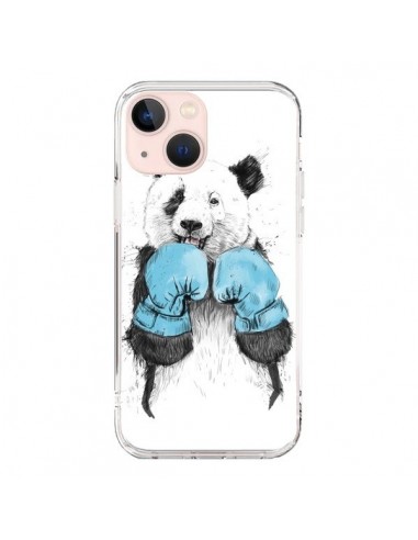 Coque iPhone 13 Mini Winner Panda Boxeur - Balazs Solti