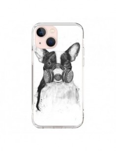 Coque iPhone 13 Mini Tagueur Bulldog Dog Chien Big City...
