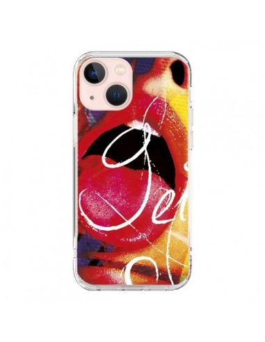 Coque iPhone 13 Mini Get Bouche Sexy - Brozart