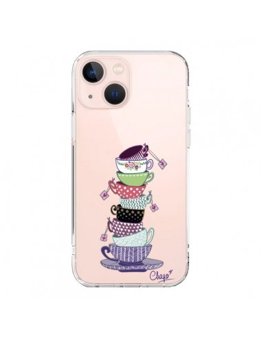 Coque iPhone 13 Mini Tasses de The Transparente - Chapo