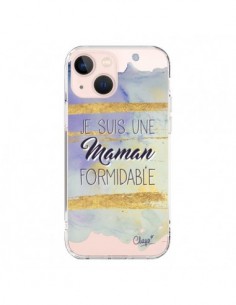 Coque iPhone 13 Mini Je suis une Maman Formidable Violet...