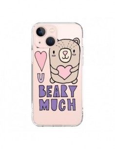 Cover iPhone 13 Mini I Amore You Beary Much Nounours...
