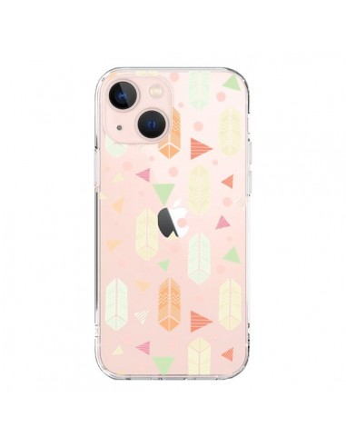 Coque iPhone 13 Mini Arrow Fleche Azteque Transparente - Claudia Ramos