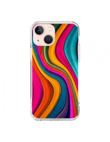 iPhone 13 Mini Case Love Colored Waves - Danny Ivan