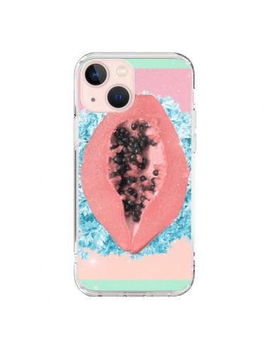 Coque iPhone 13 Mini Papaya Rocks Fruit - Danny Ivan