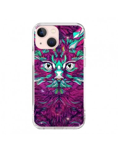 Coque iPhone 13 Mini Space Cat Chat espace - Danny Ivan