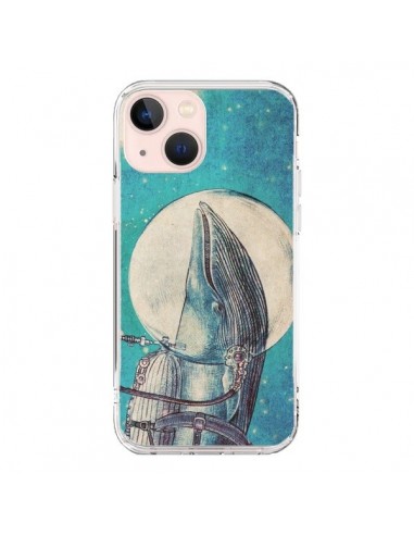 Coque iPhone 13 Mini Baleine Whale Voyage Journey - Eric Fan