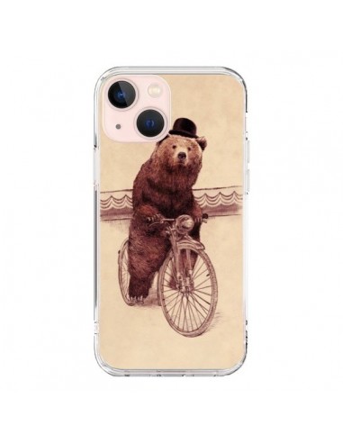 Cover iPhone 13 Mini Orso Bicicletta - Eric Fan