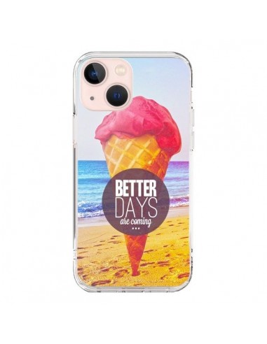 iPhone 13 Mini Case Ice Cream _Tea - Eleaxart