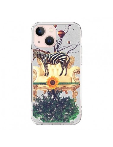 iPhone 13 Mini Case Zebra The World - Eleaxart