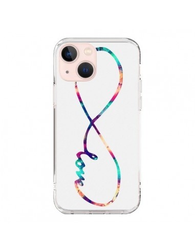 Coque iPhone 13 Mini Love Forever Infini Couleur - Eleaxart