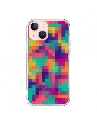 iPhone 13 Mini Case Exotic Mosaic Pixels Aztec - Eleaxart