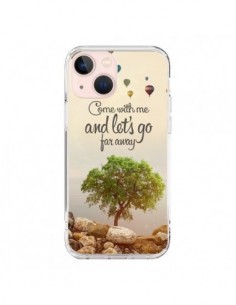 Coque iPhone 13 Mini Let's Go Far Away Ballons - Eleaxart