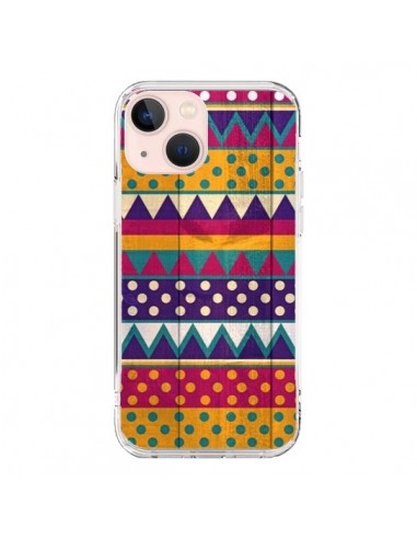 iPhone 13 Mini Case Mexican Triangle Aztec  - Eleaxart