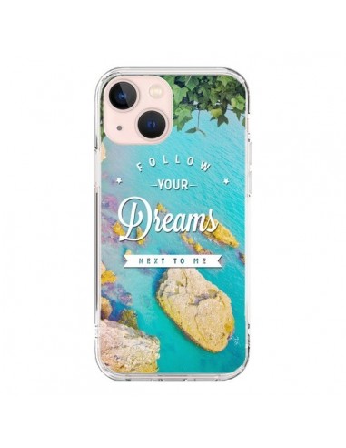 Coque iPhone 13 Mini Follow your dreams Suis tes rêves Islands - Eleaxart