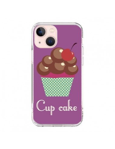 Coque iPhone 13 Mini Cupcake Cerise Chocolat -  Léa Clément