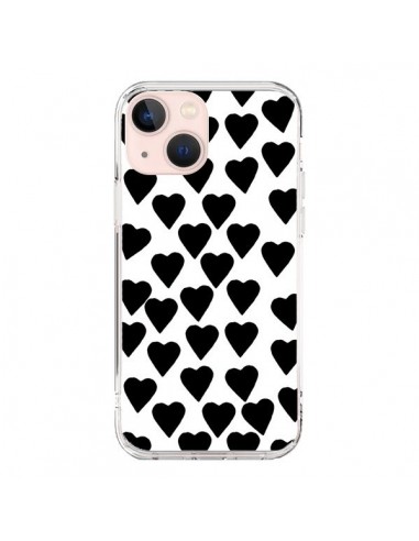 Coque iPhone 13 Mini Coeur Noir - Project M