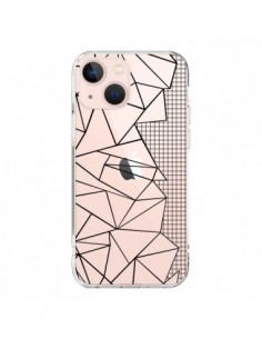 Cover iPhone 13 Mini Linee Griglia Side Grid Astratto...