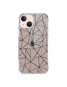 Cover iPhone 13 Mini Linee Griglia Triangles Full Grid...