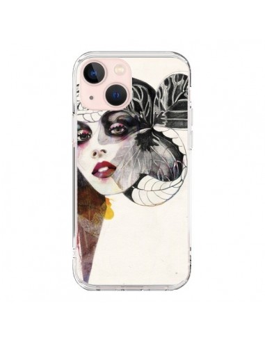 Cover iPhone 13 Mini Ragazza Fiori - Felicia Atanasiu