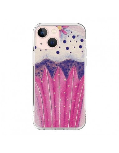 Cover iPhone 13 Mini Cupcake Rosa - Irene Sneddon