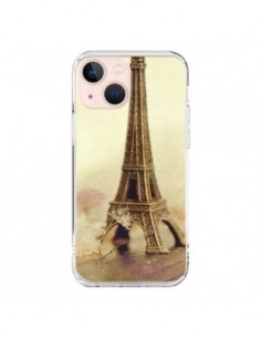 Cover iPhone 13 Mini Tour Eiffel Vintage - Irene Sneddon