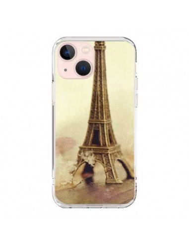 Cover iPhone 13 Mini Tour Eiffel Vintage - Irene Sneddon