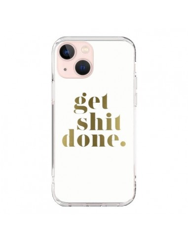 iPhone 13 Mini Case Get Shit Done Gold - Shop Gasoline