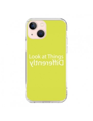 Coque iPhone 13 Mini Look at Different Things Yellow - Shop Gasoline