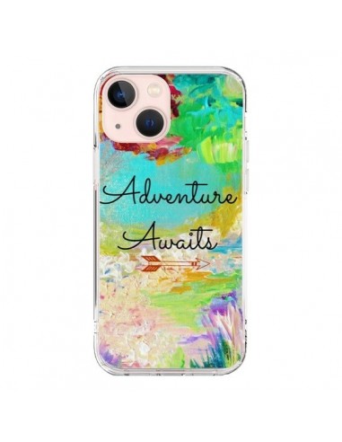 Coque iPhone 13 Mini Adventure Awaits Fleurs - Ebi Emporium