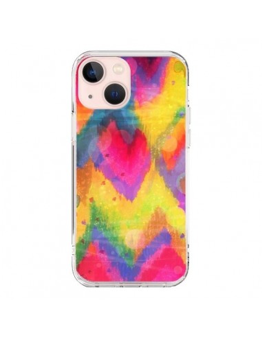 Coque iPhone 13 Mini Coeur Tribal - Ebi Emporium