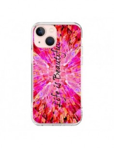 Coque iPhone 13 Mini Life is Beautiful - Ebi Emporium